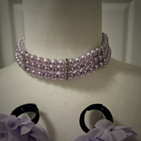 Lavender and silver dog tutu - Picture 4 of 8